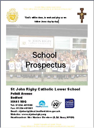 Front Page for Prospectus